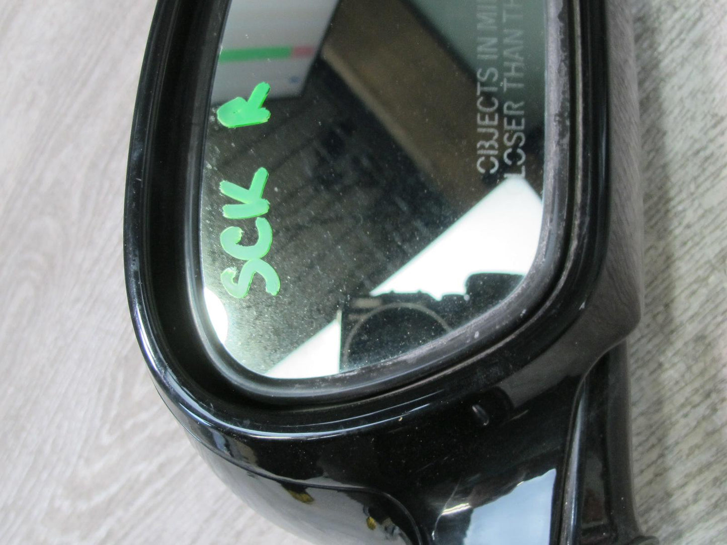 02-05 Lexus SC430 Right Door Side View Exterior Heated Memory Mirror Black OEM