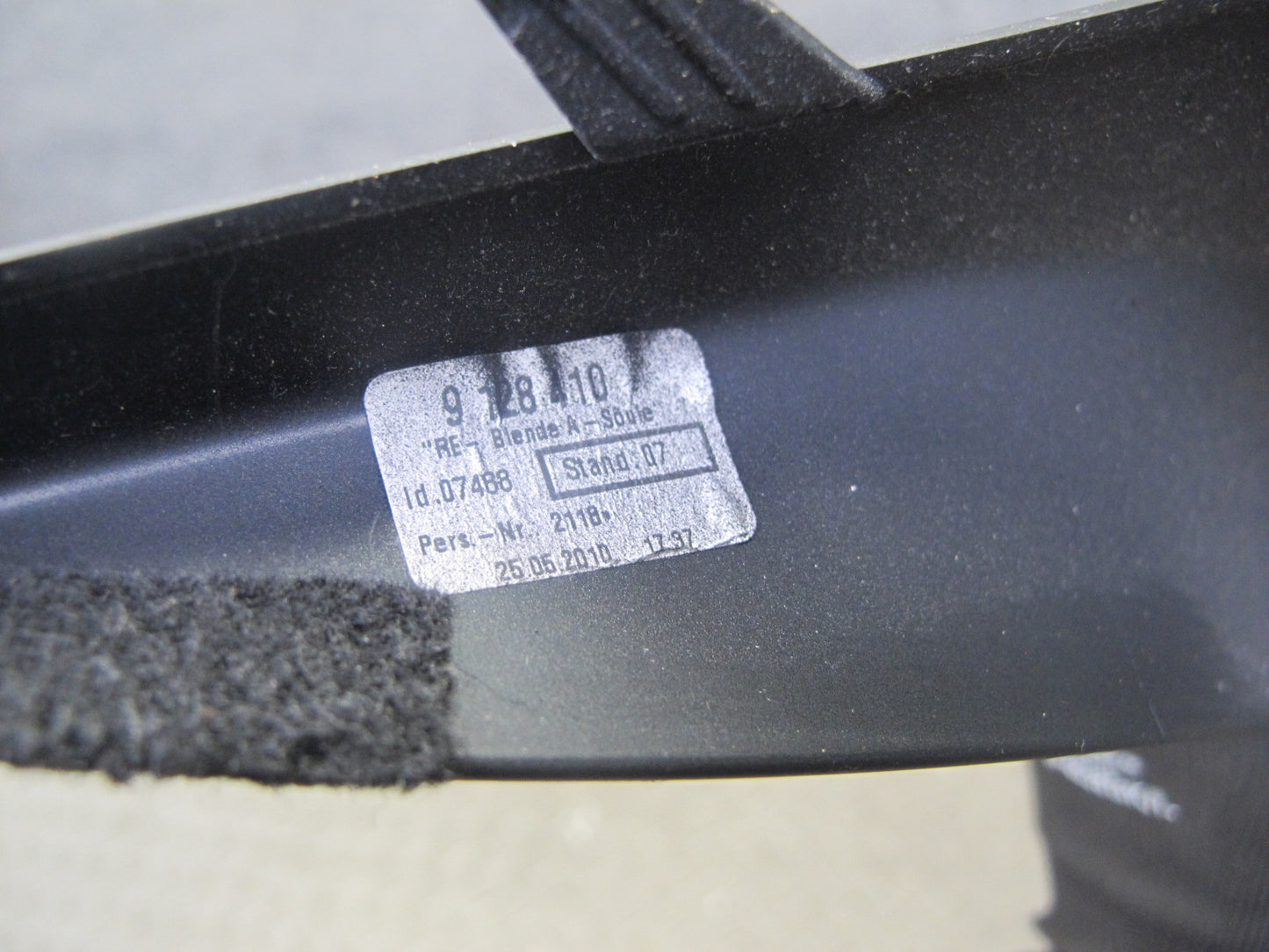 09-16 BMW E89 Z4 Set of 2 Front Interior A Pillar Trim Cover Panel OEM