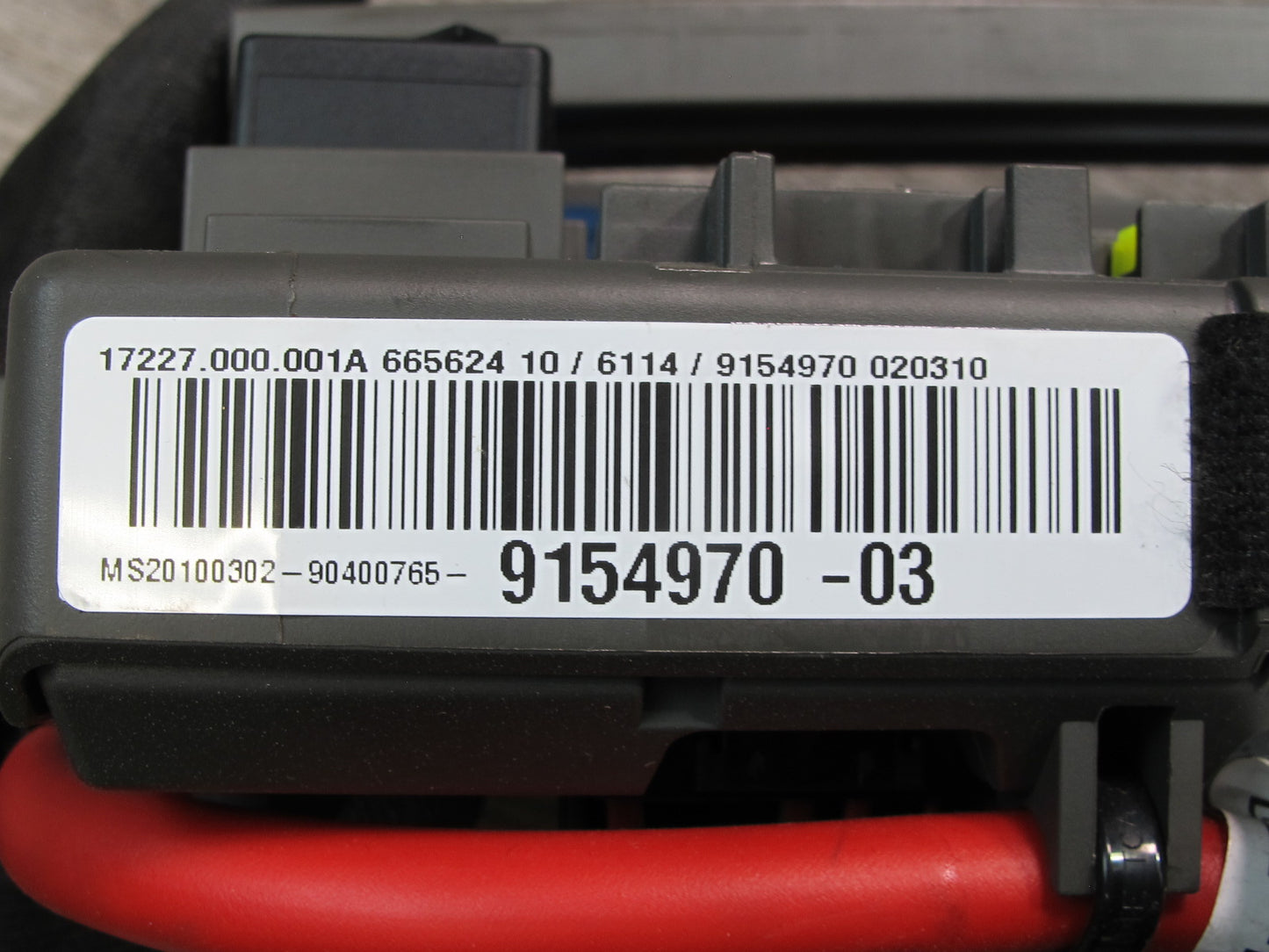 09-16 BMW E89 Z4 Front Power Distribution Fuse Relay Box Module 9154970 OEM
