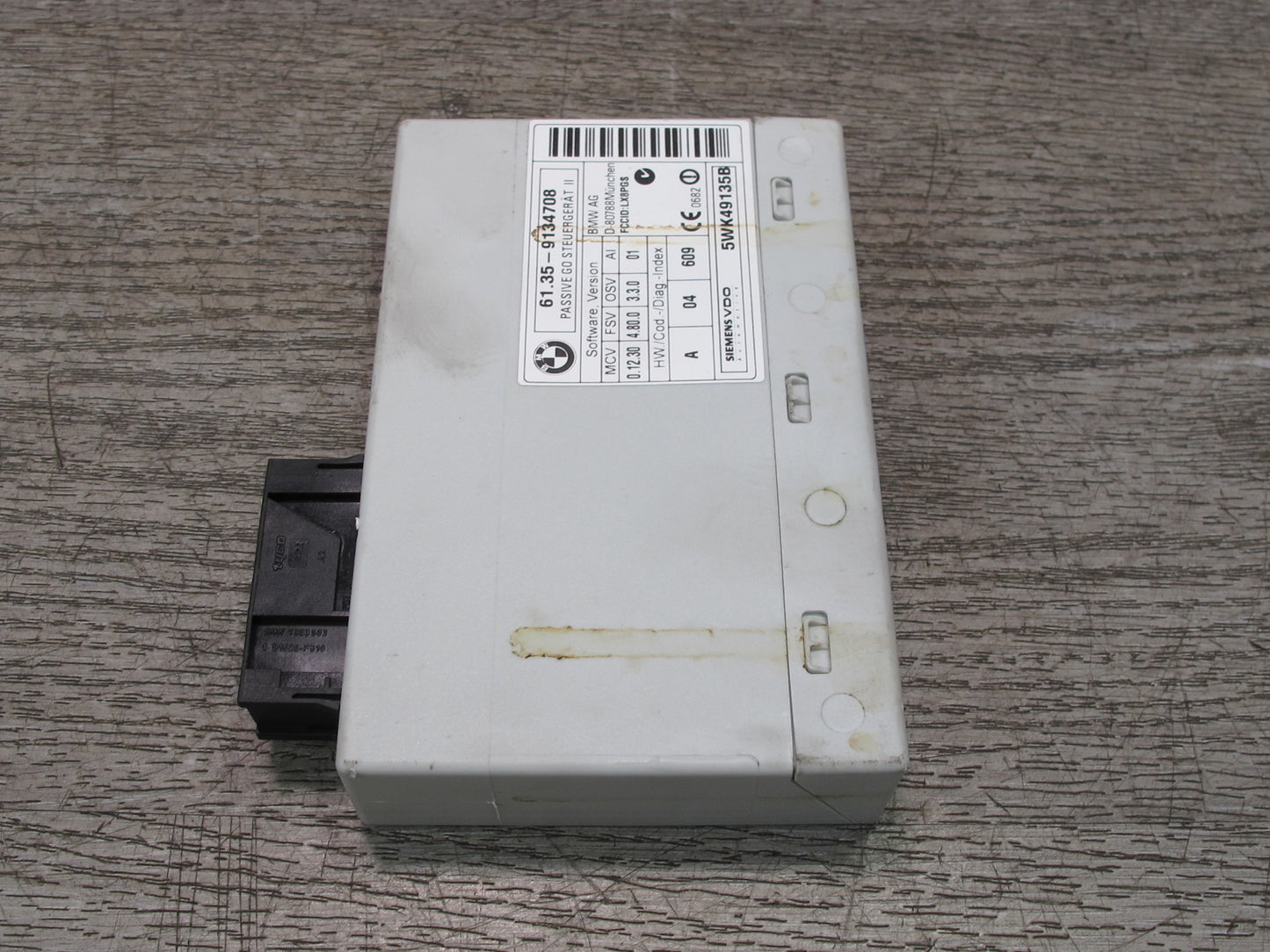 09-16 BMW E89 Z4 Keyless Entry Passive GO Control Module 9134708 OEM