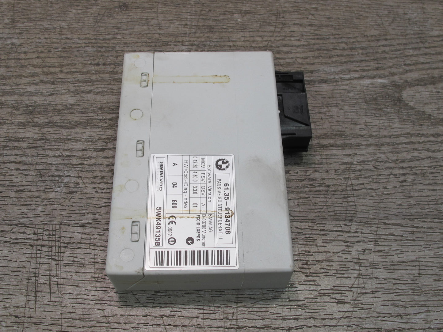 09-16 BMW E89 Z4 Keyless Entry Passive GO Control Module 9134708 OEM