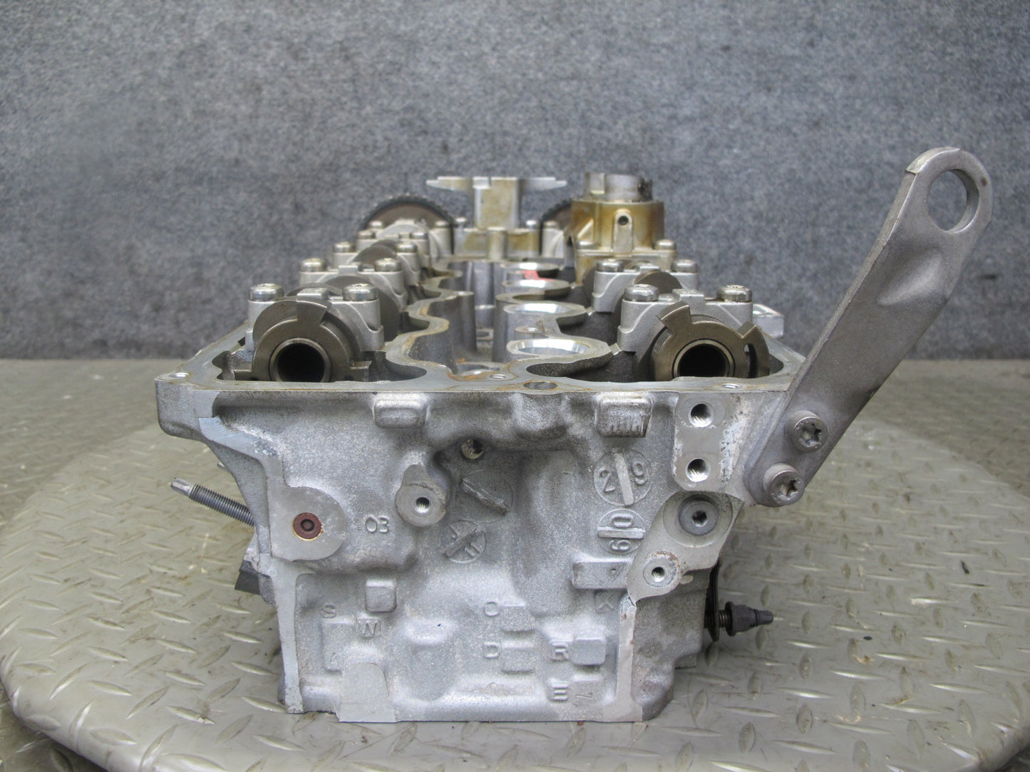 11-13 BMW F10 550i N63 Engine Motor Left Cylinder Head w Camshafts 103K OEM