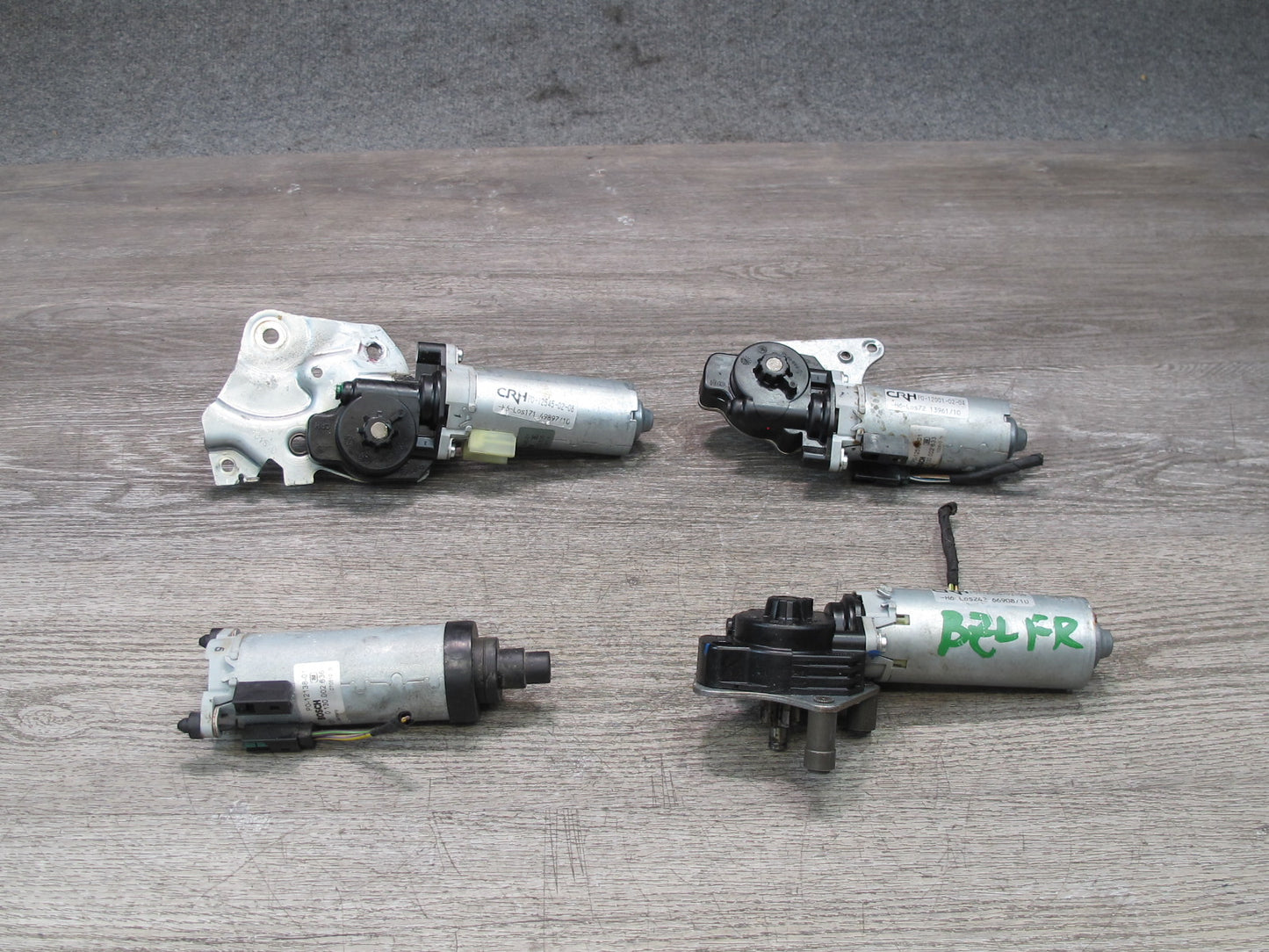 09-16 BMW E89 Z4 Set of 4 Front Right Seat Adjust Motor OEM
