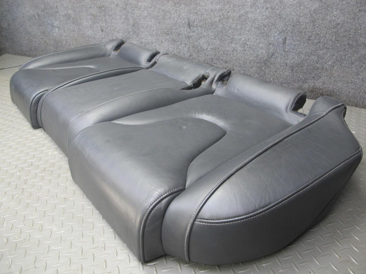 13-16 Audi B8 S4 Front & Rear Leather Sport Heated Seat Set Black OEM