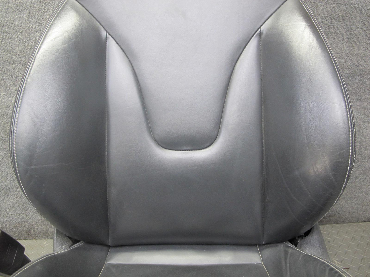 13-16 Audi B8 S4 Front & Rear Leather Sport Heated Seat Set Black OEM