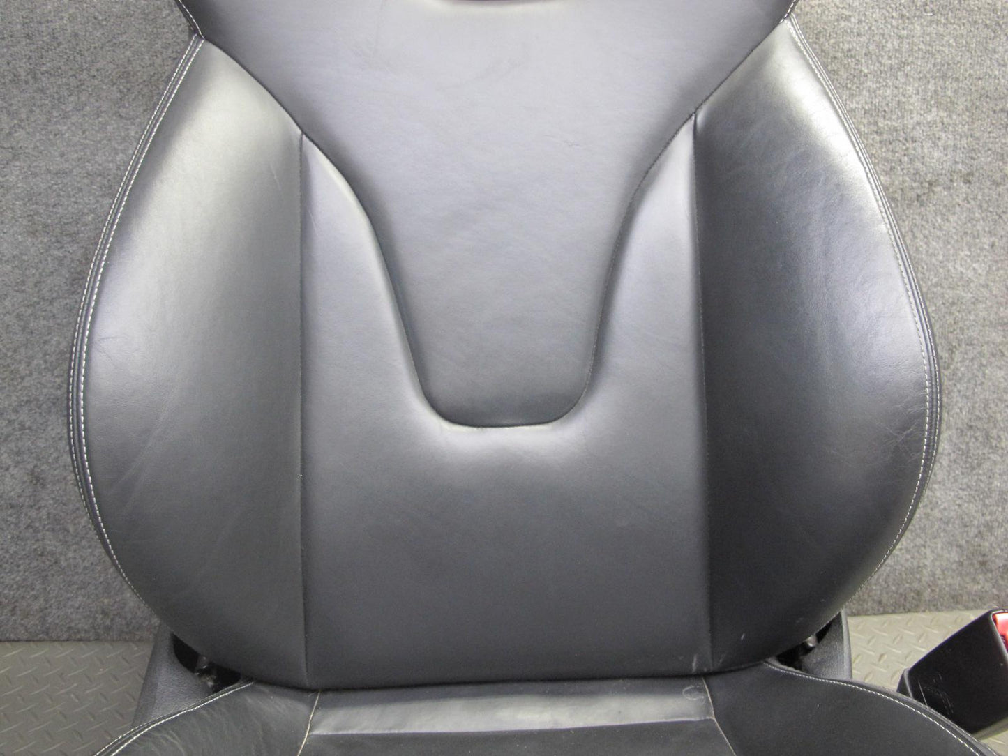 13-16 Audi B8 S4 Front & Rear Leather Sport Heated Seat Set Black OEM