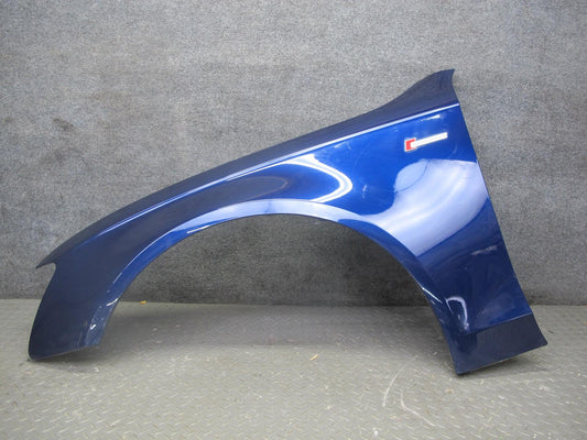 13-16 Audi B8 A4 S4 Front Left Fender Shell Cover Panel Blue OEM