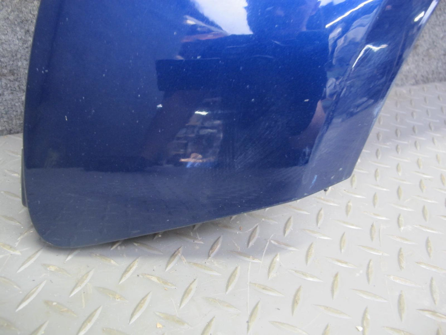 13-16 Audi B8 A4 S4 Front Left Fender Shell Cover Panel Blue OEM