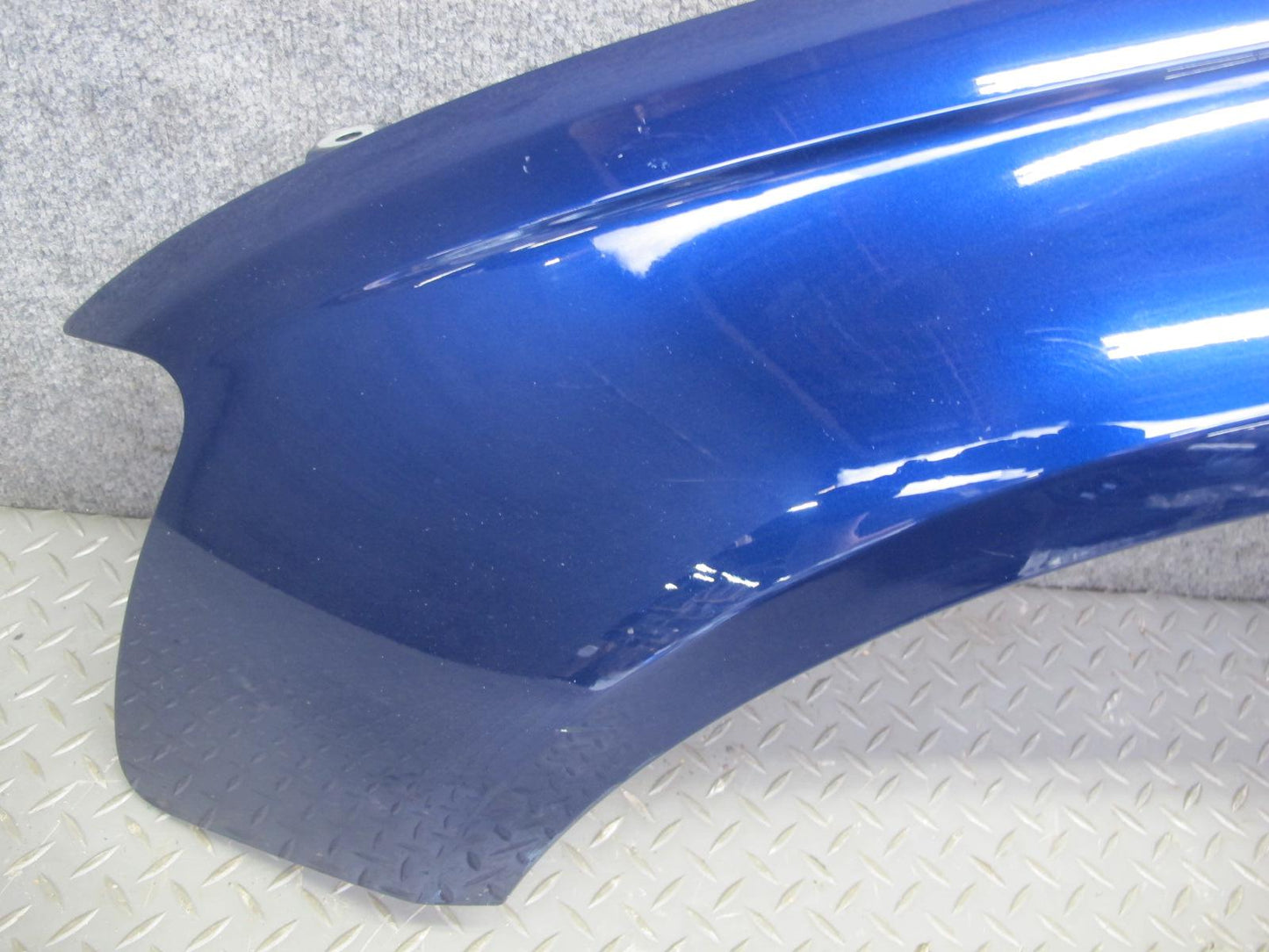 13-16 Audi B8 A4 S4 Front Left Fender Shell Cover Panel Blue OEM