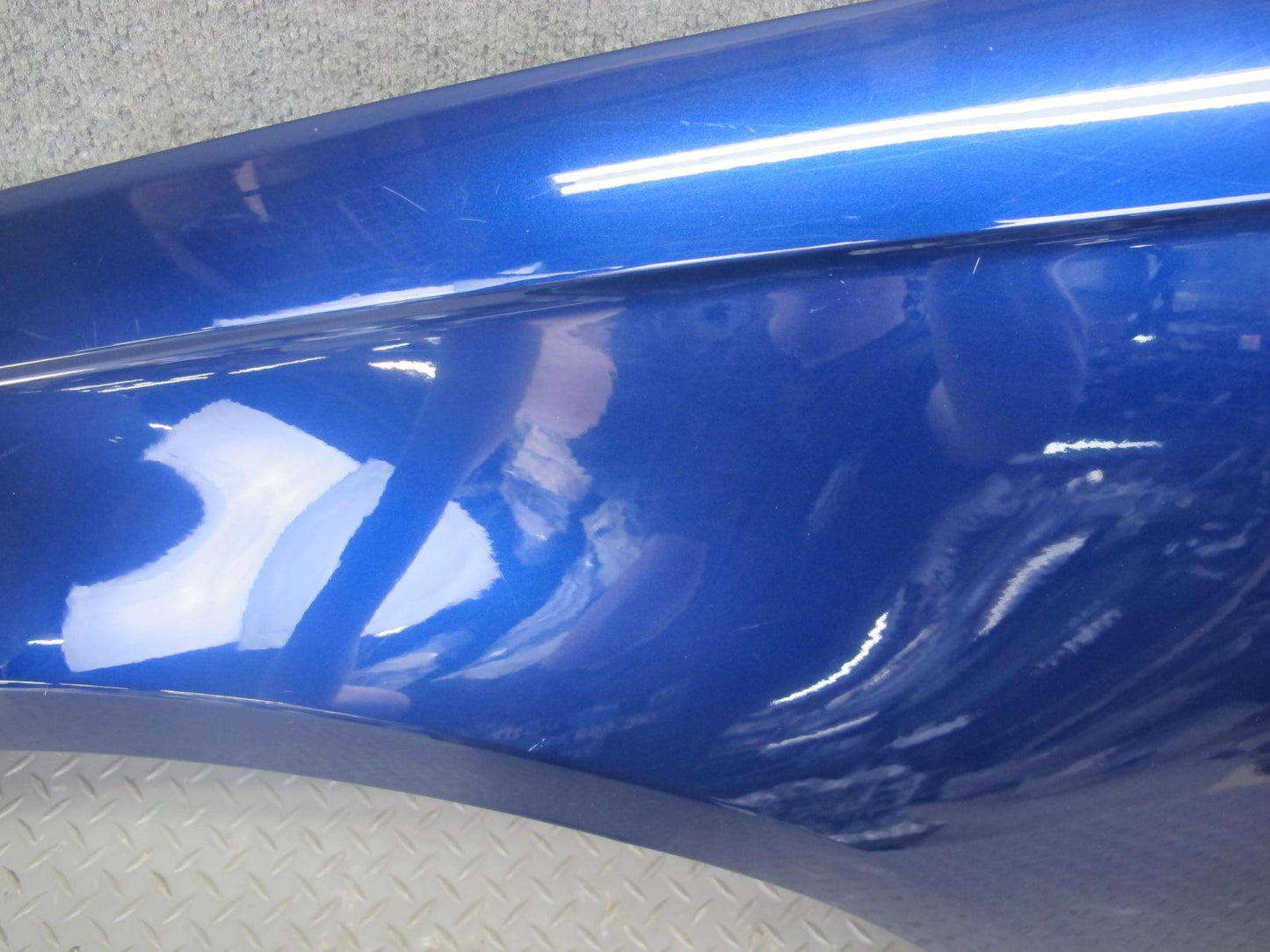 13-16 Audi B8 A4 S4 Front Left Fender Shell Cover Panel Blue OEM