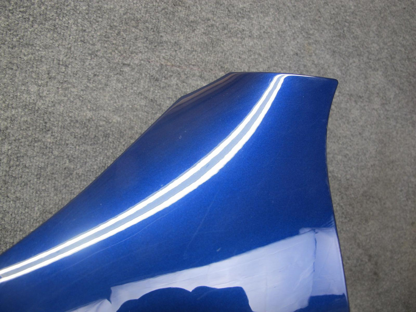 13-16 Audi B8 A4 S4 Front Left Fender Shell Cover Panel Blue OEM