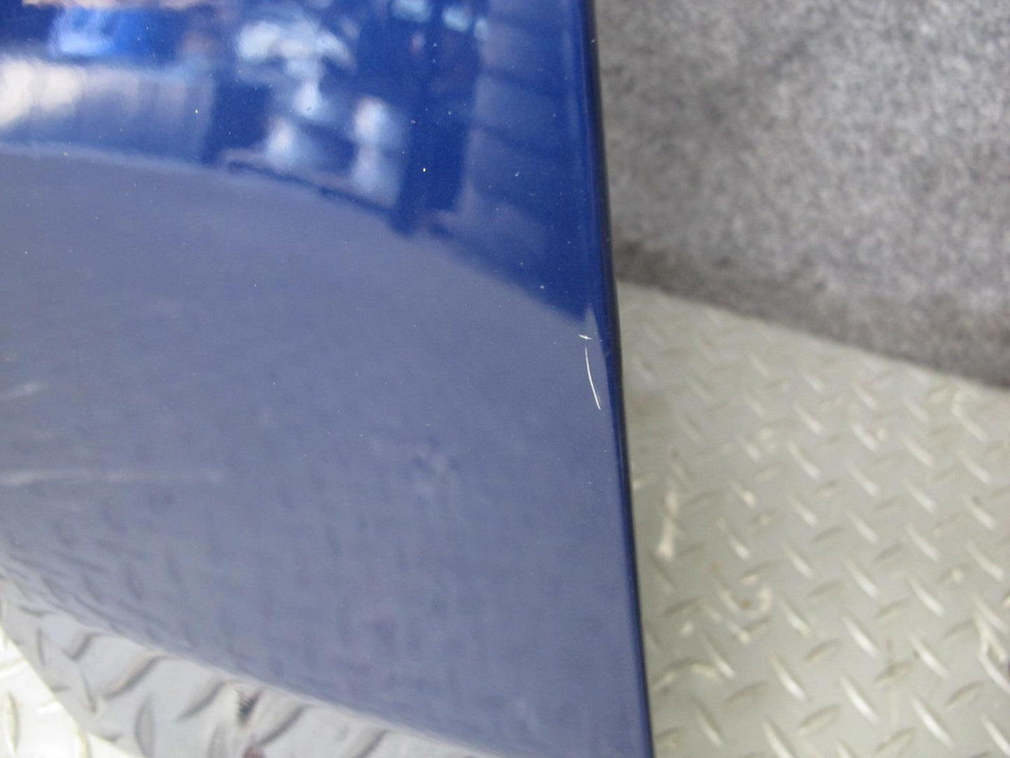 13-16 Audi B8 A4 S4 Front Left Fender Shell Cover Panel Blue OEM