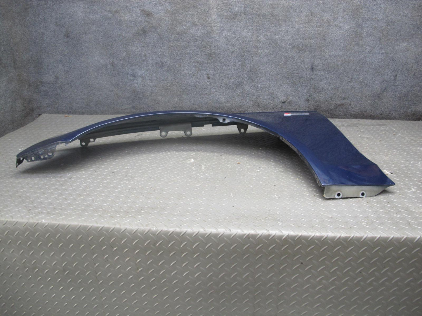 13-16 Audi B8 A4 S4 Front Left Fender Shell Cover Panel Blue OEM