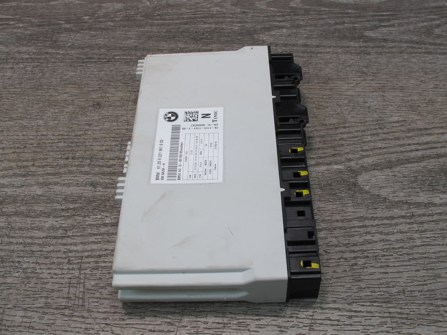 09-16 BMW E89 Z4 Front Left or Right Power Seat Control Module 9221861 OEM