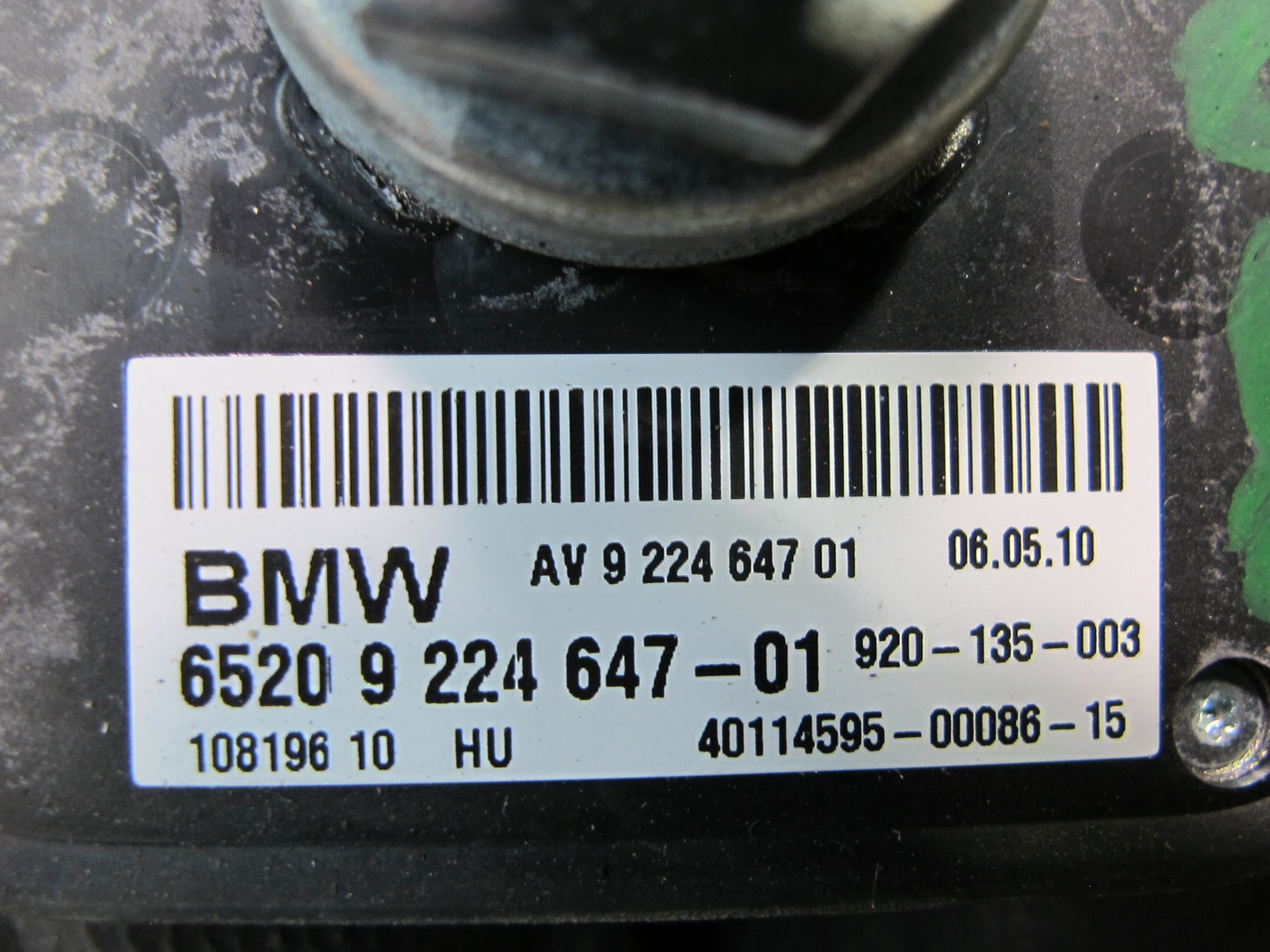 09-16 BMW E89 Z4 Satellite Radio Antenna 9224647 OEM