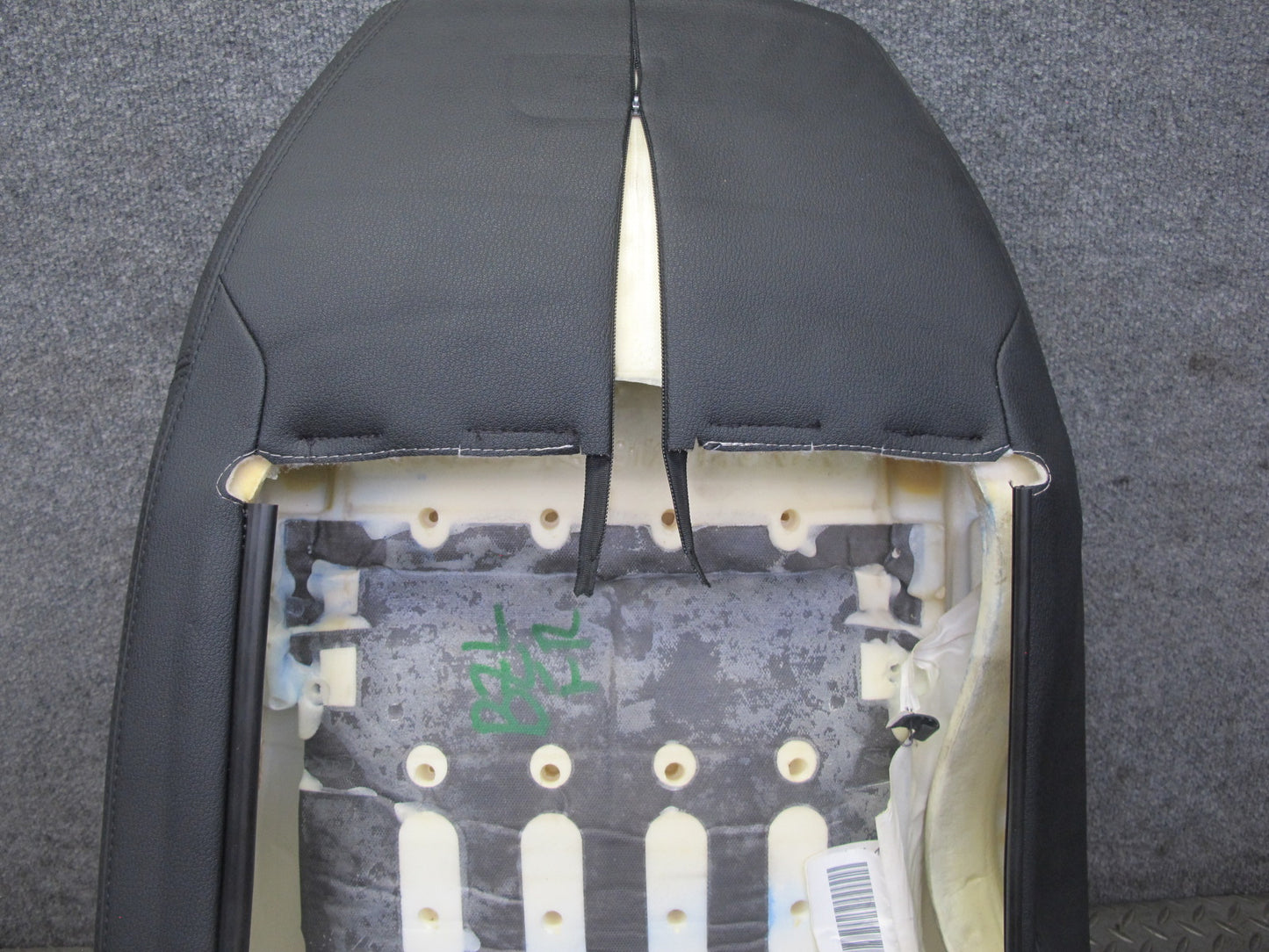 09-16 BMW E89 Z4 Front Right Seat Upper Backrest Leather Cushion OEM