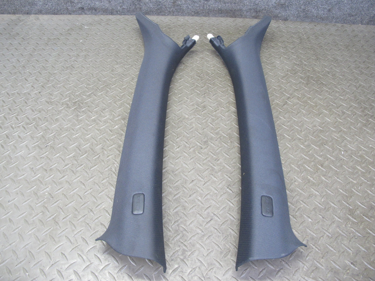 10-16 Audi B8 A4 S4 Set of 2 Front Interior A Pillar Trim Cover Panel OEM