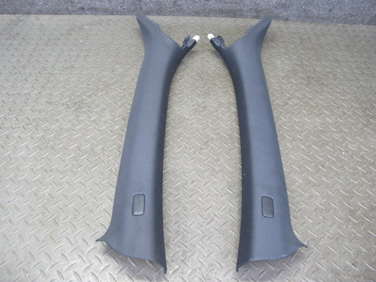 10-16 Audi B8 A4 S4 Set of 2 Front Interior A Pillar Trim Cover Panel OEM