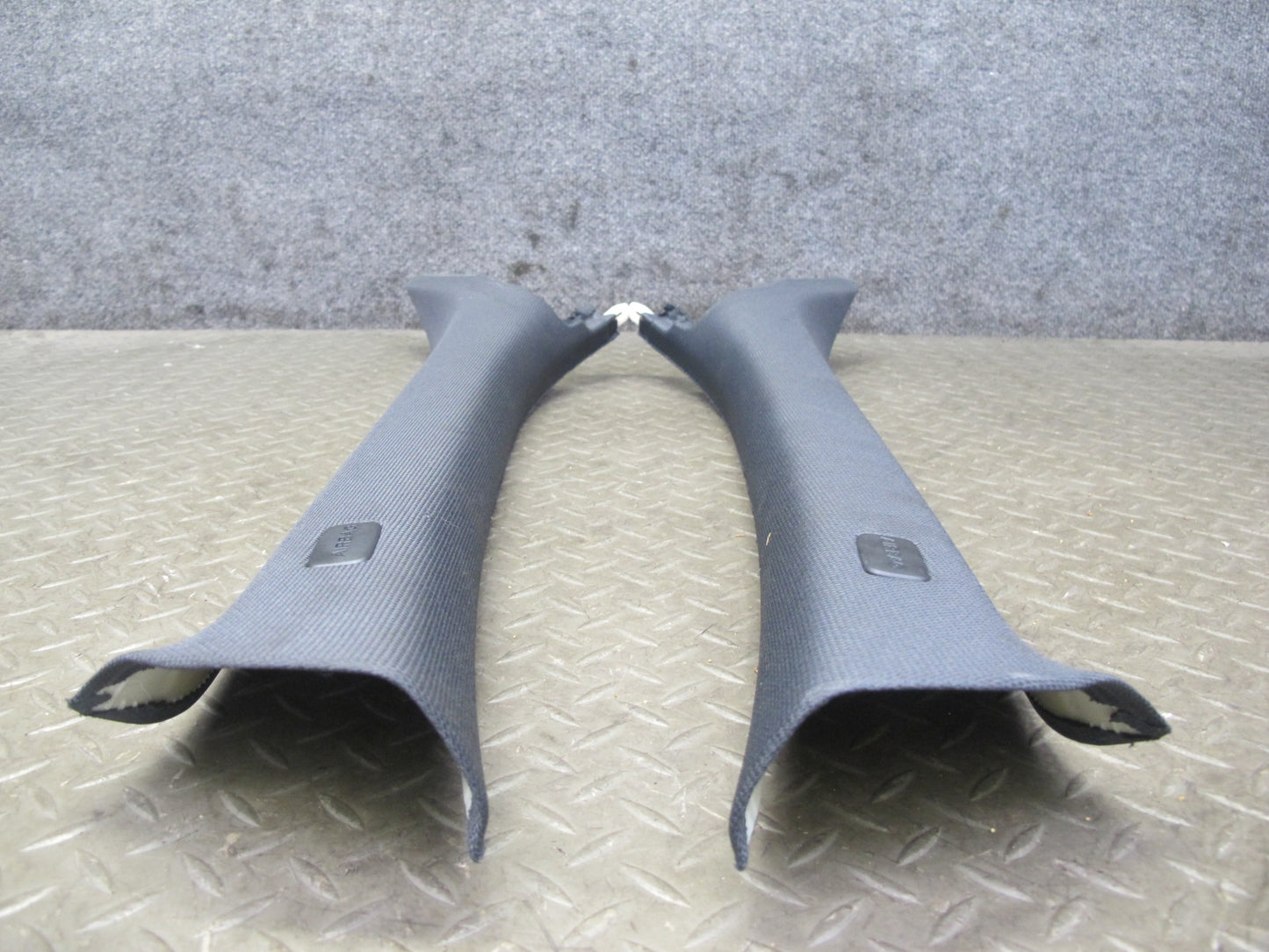 10-16 Audi B8 A4 S4 Set of 2 Front Interior A Pillar Trim Cover Panel OEM