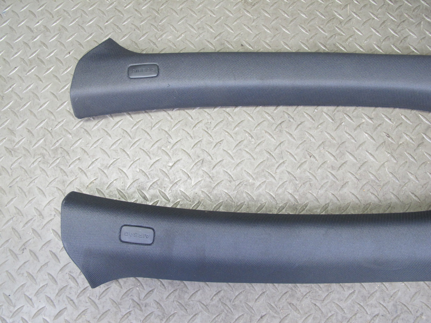 10-16 Audi B8 A4 S4 Set of 2 Front Interior A Pillar Trim Cover Panel OEM