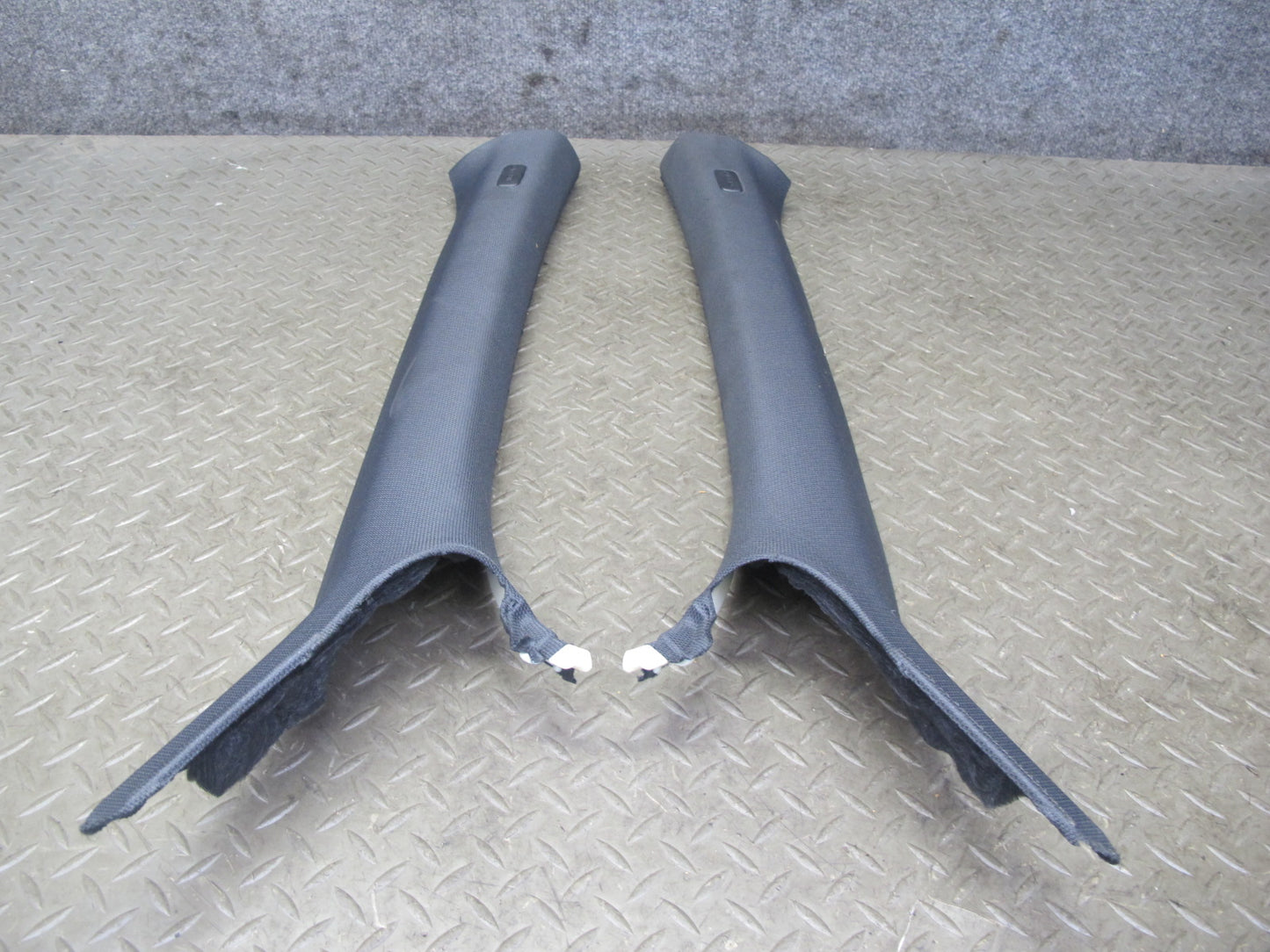 10-16 Audi B8 A4 S4 Set of 2 Front Interior A Pillar Trim Cover Panel OEM