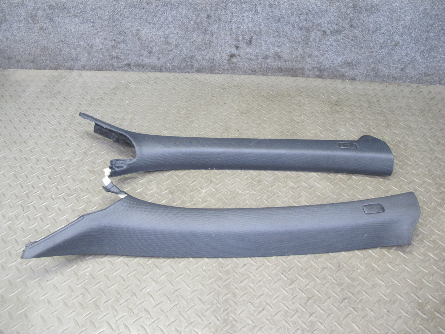 10-16 Audi B8 A4 S4 Set of 2 Front Interior A Pillar Trim Cover Panel OEM