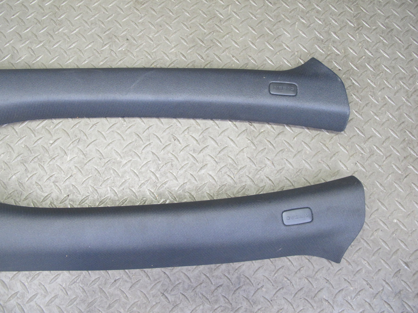 10-16 Audi B8 A4 S4 Set of 2 Front Interior A Pillar Trim Cover Panel OEM