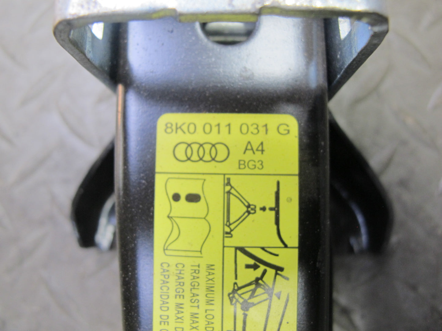 10-16 Audi B8 A4 S4 Emergency Spare Tire Lift Jack Tool KIT w Foam OEM