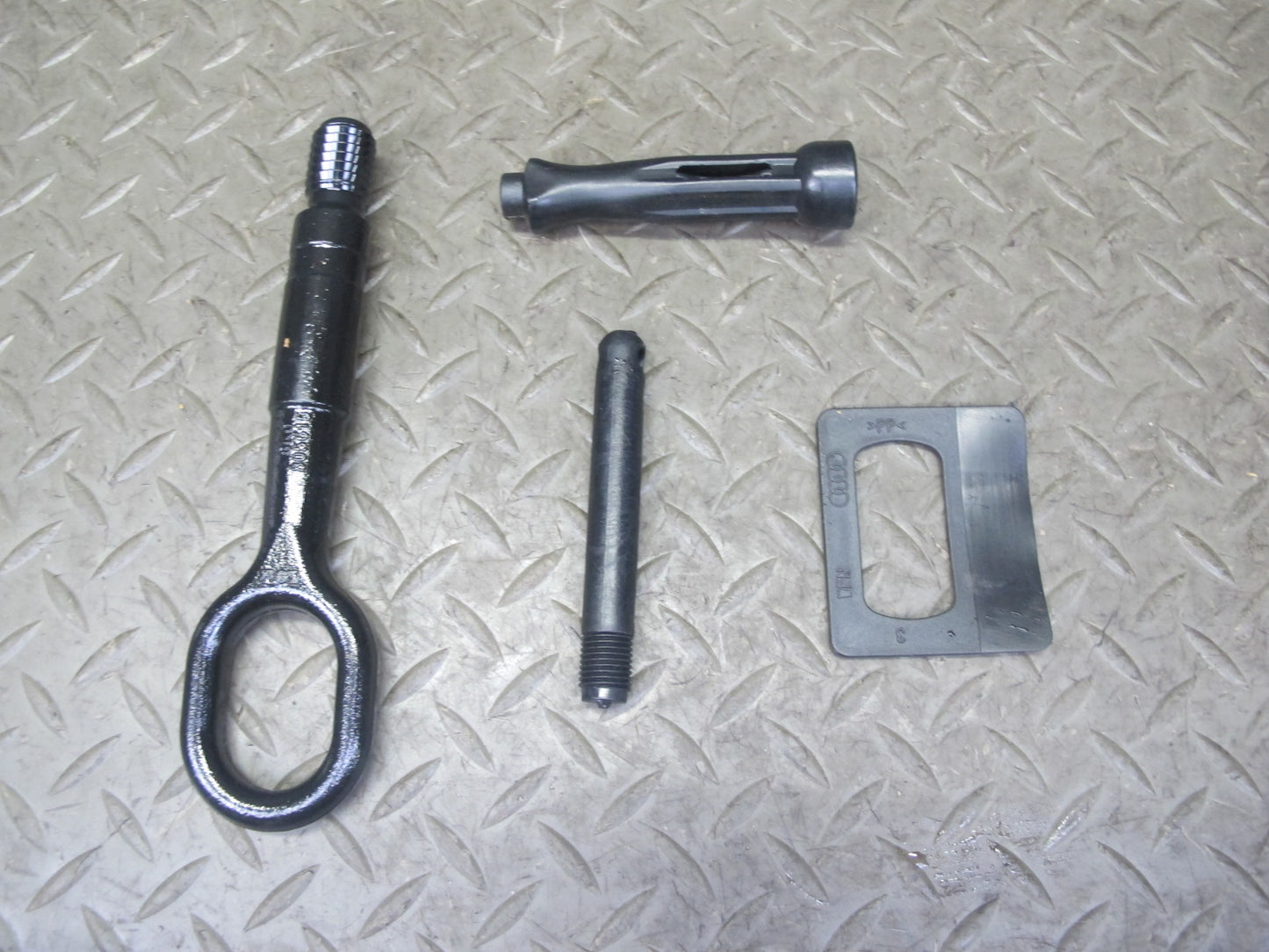 10-16 Audi B8 A4 S4 Emergency Spare Tire Lift Jack Tool KIT w Foam OEM