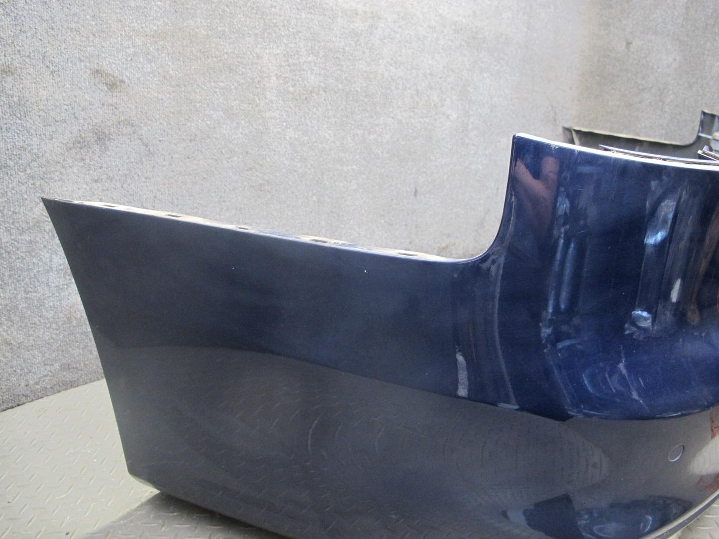 13-16 Audi B8 S4 Rear Bumper Cover w PDC Sensors Blue OEM