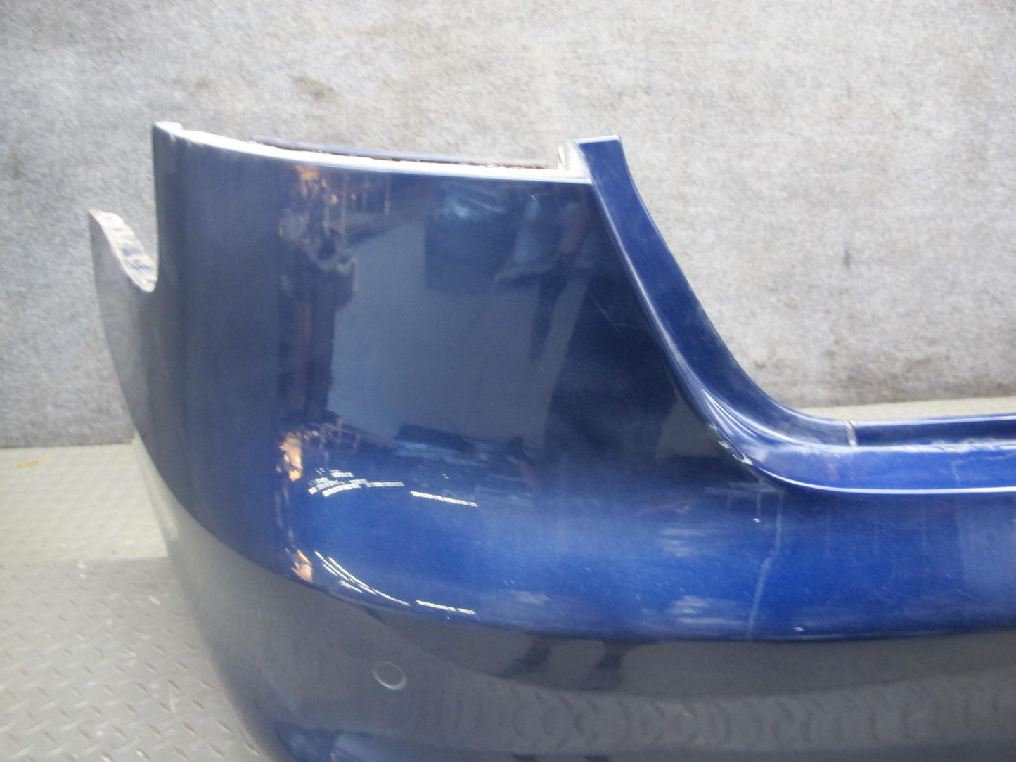 13-16 Audi B8 S4 Rear Bumper Cover w PDC Sensors Blue OEM