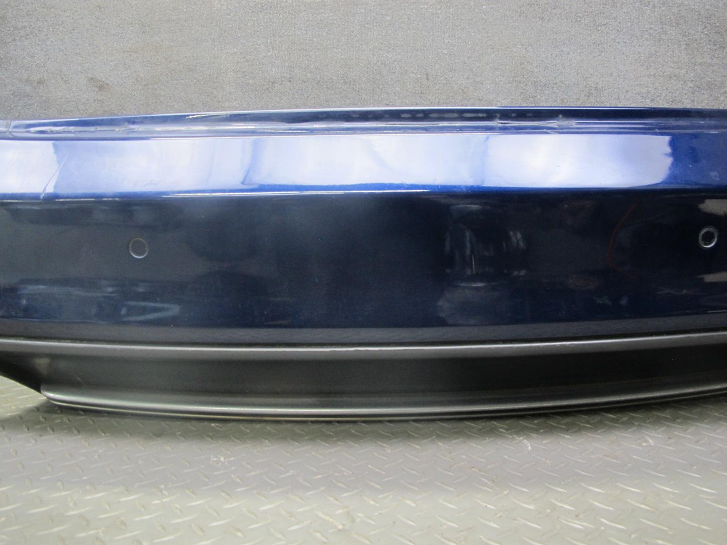 13-16 Audi B8 S4 Rear Bumper Cover w PDC Sensors Blue OEM