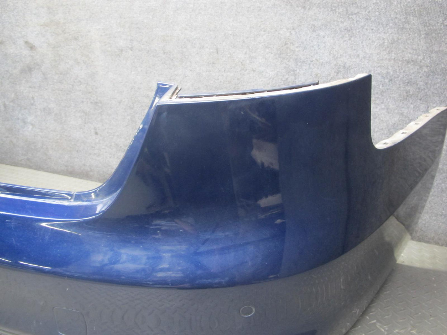 13-16 Audi B8 S4 Rear Bumper Cover w PDC Sensors Blue OEM