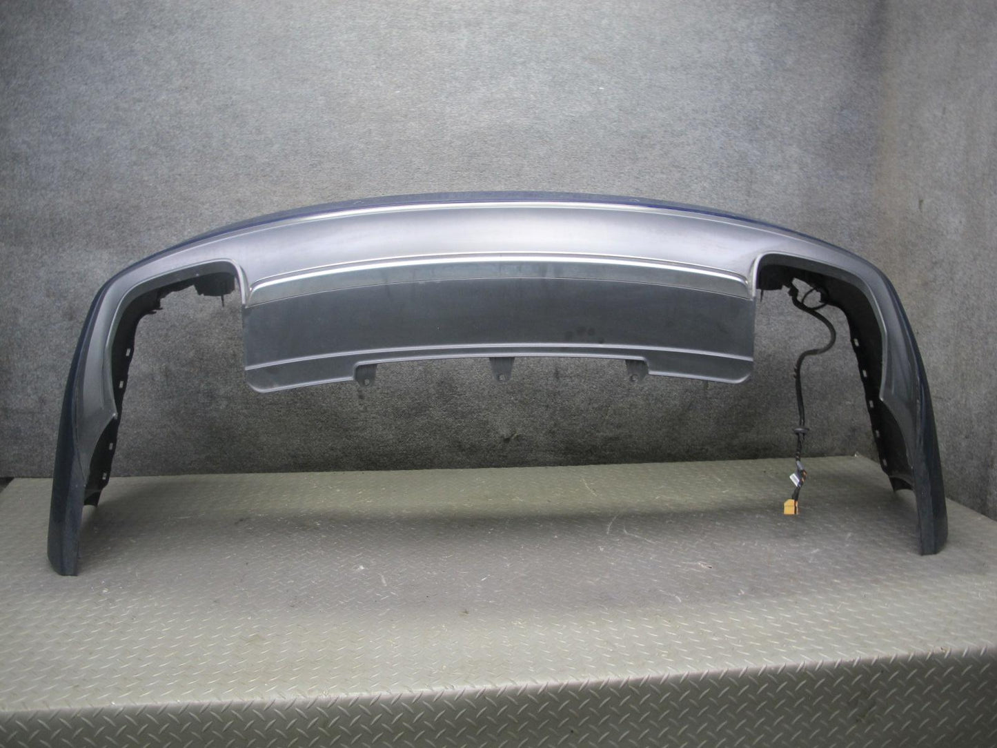 13-16 Audi B8 S4 Rear Bumper Cover w PDC Sensors Blue OEM
