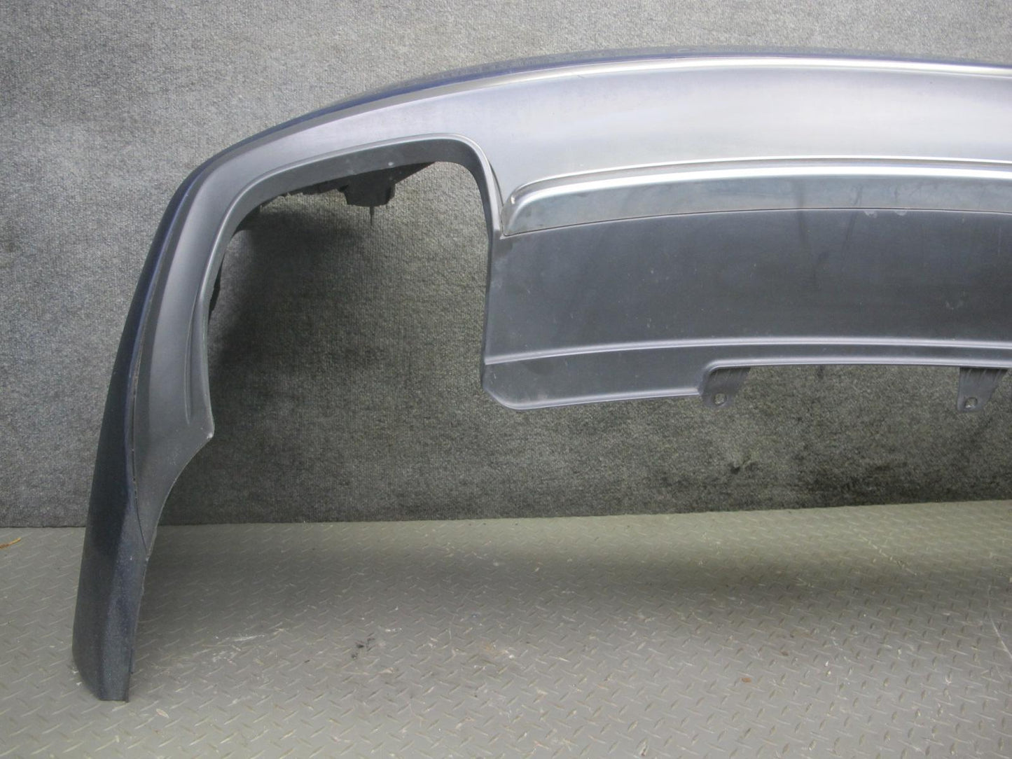 13-16 Audi B8 S4 Rear Bumper Cover w PDC Sensors Blue OEM