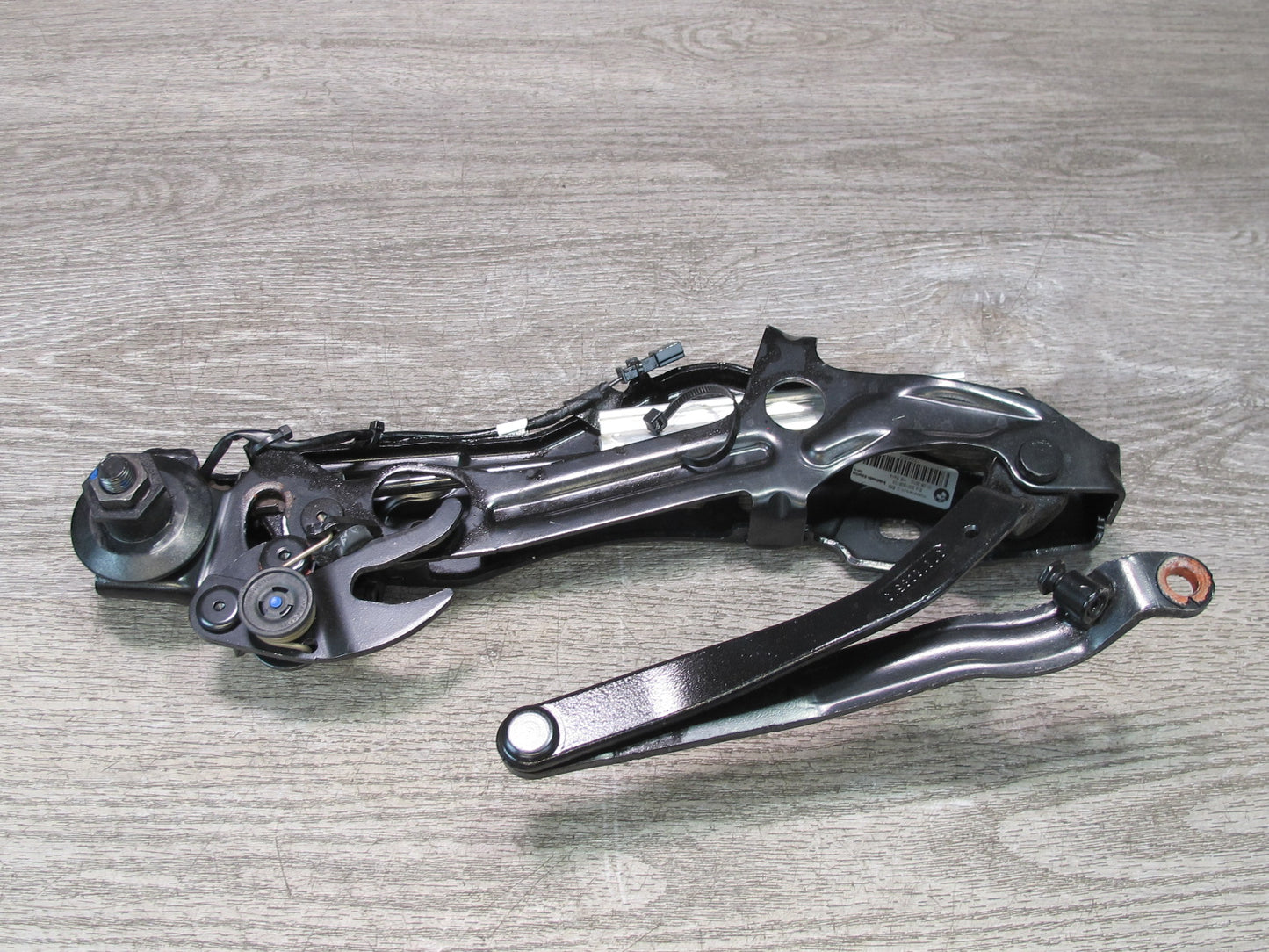 09-16 BMW E89 Z4 Convertible Rear Left TOP Roof Hinge w Shock Support OEM