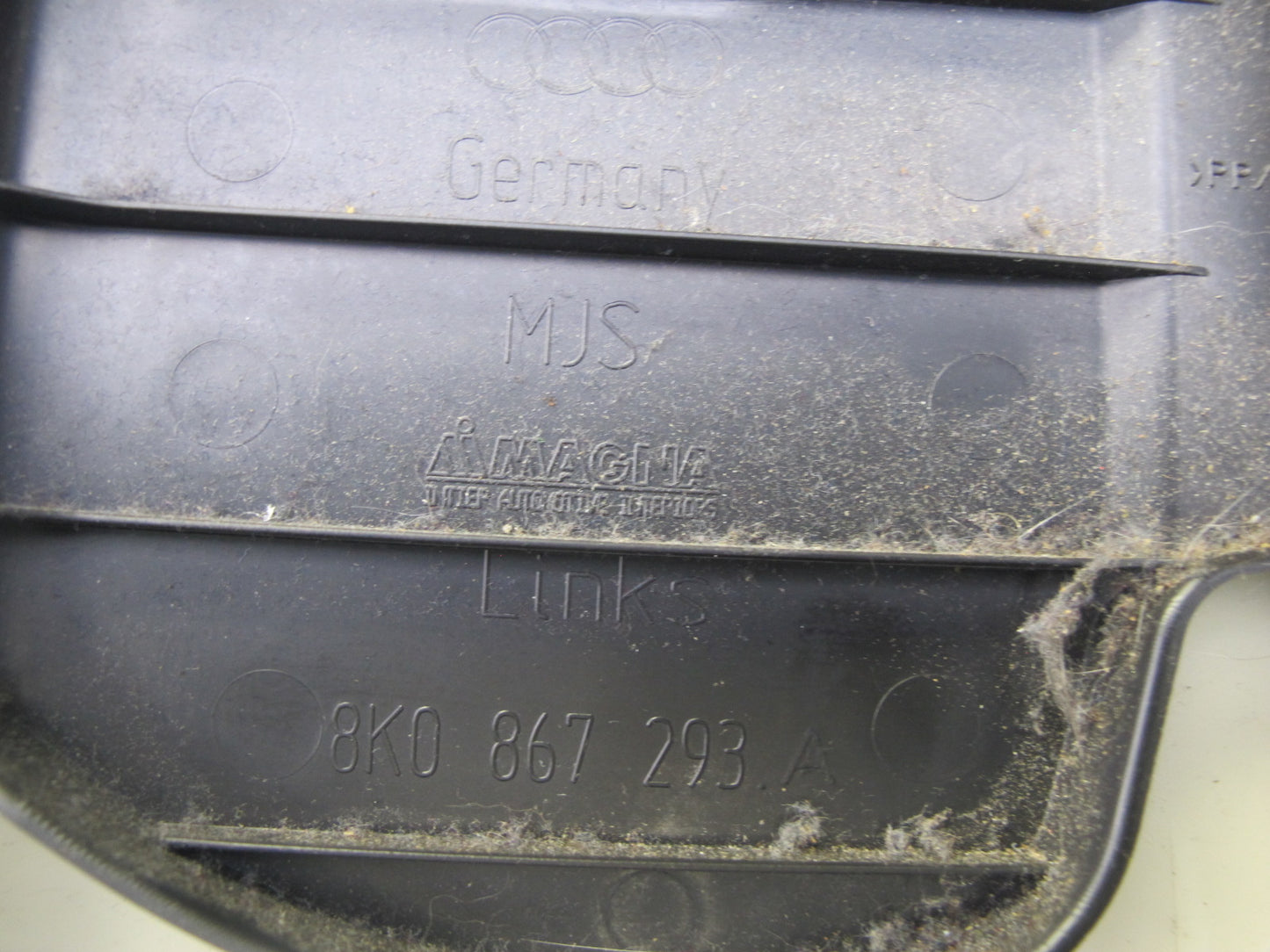 10-16 Audi B8 A4 S4 Sedan Set of 2 Interior B Pillar Upper Trim Cover Panel OEM