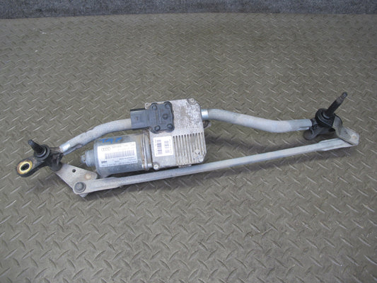 10-16 Audi A4 S4 Windshield Wiper Transmission Linkage w Motor 8K1955119A OEM