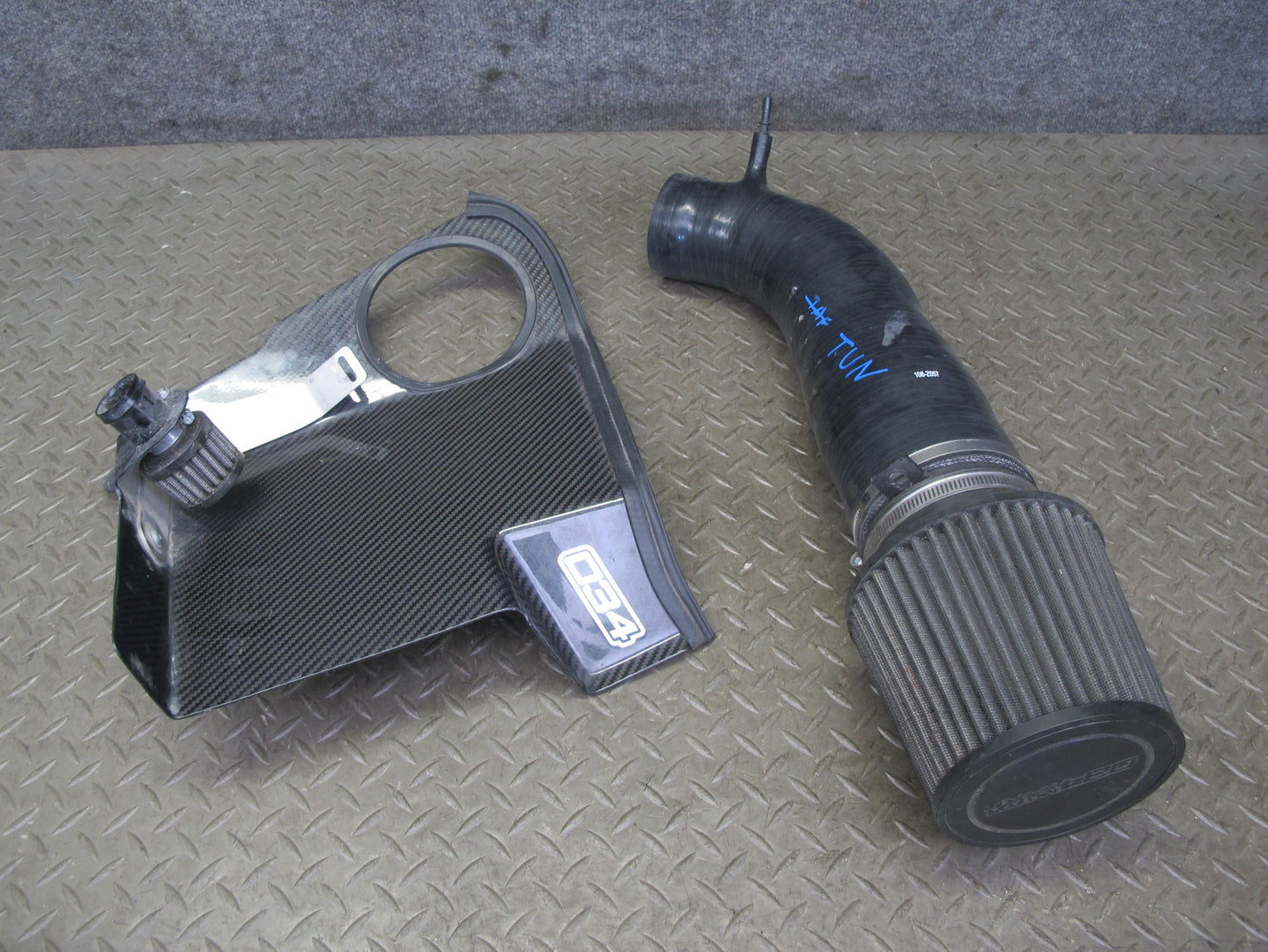 13-16 Audi B8 S4 034MOTORSPORT Cold Air Intake Filter Pipe Carbon Cover Set