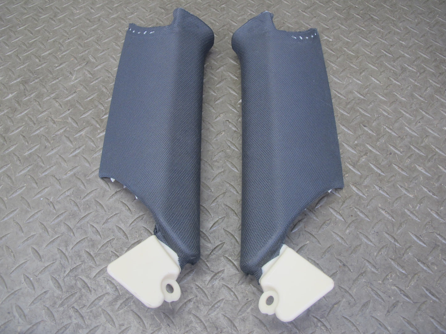 10-16 Audi B8 A4 S4 Sedan Set of 8 Interior Pillar Trim Cover Panel Black OEM