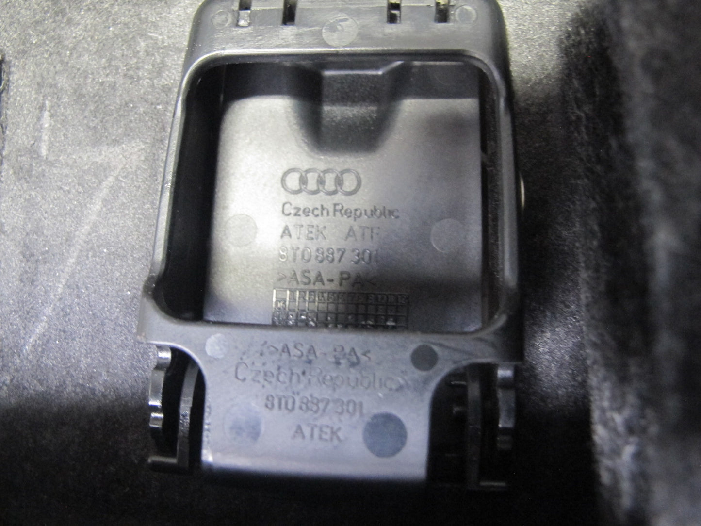 13-14 Audi B8 A4 S4 Sedan Rear Deck Parcel Shelf Cover Panel Black OEM