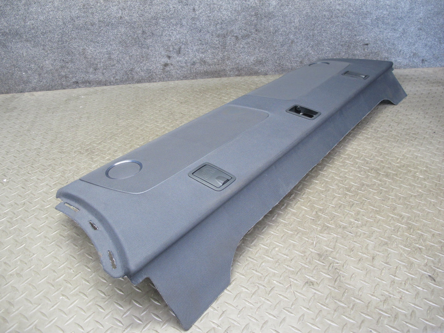 13-14 Audi B8 A4 S4 Sedan Rear Deck Parcel Shelf Cover Panel Black OEM