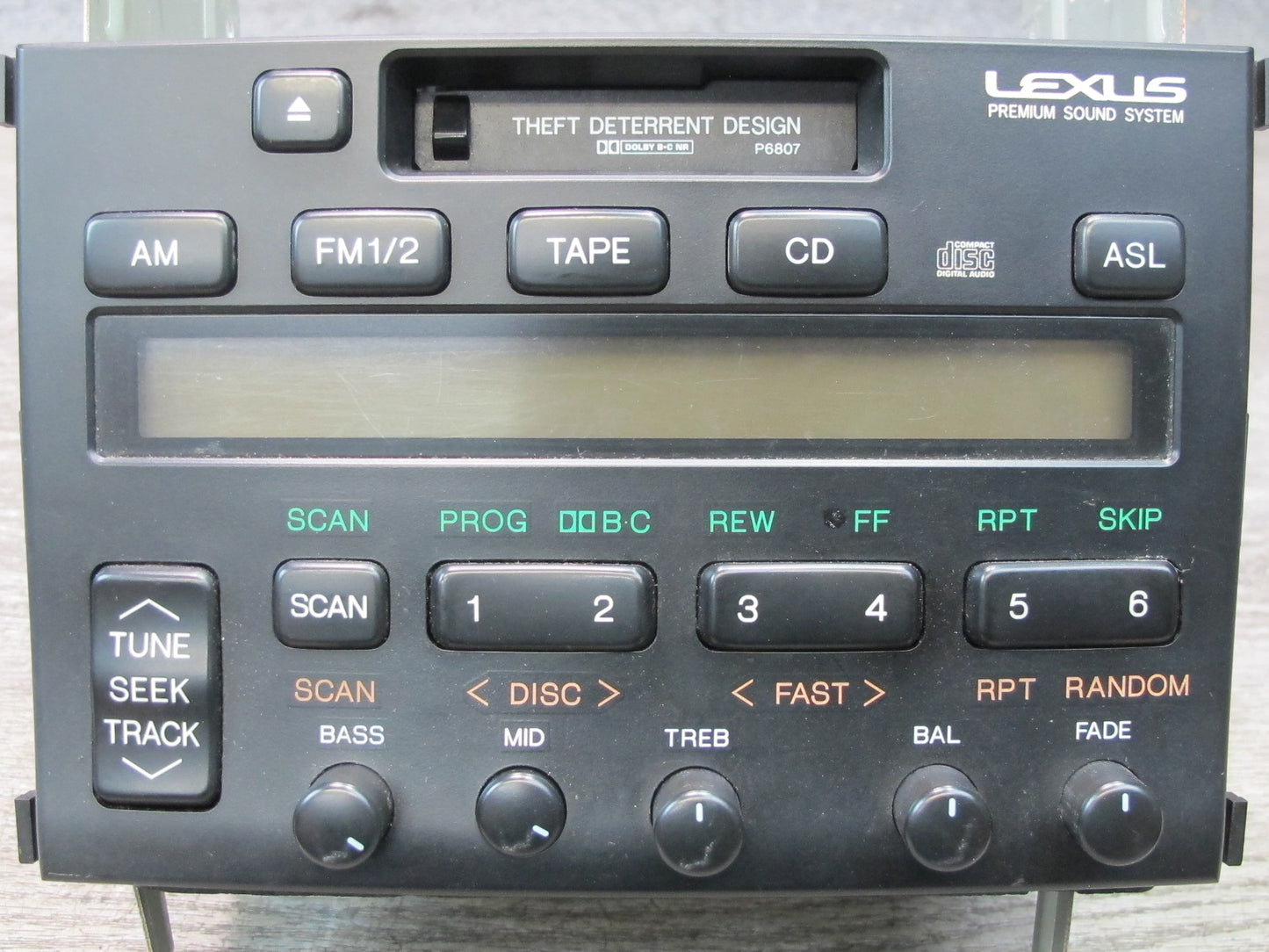 99-00 Lexus SC400 SC300 Pioneer Radio Cassette Player Receiver Head Unit OEM