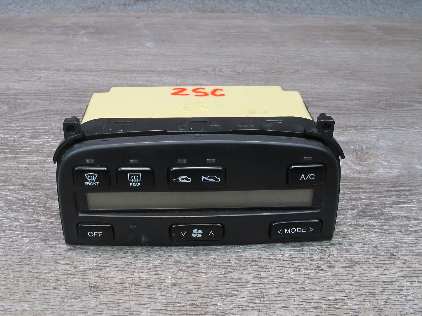 92-00 Lexus JZZ31L SC400 SC300 A/C Heater Climate Control Switch Panel OEM
