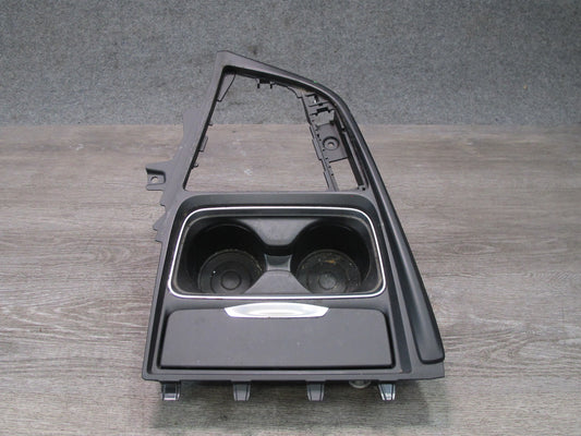 12-16 BMW F30 F31 335i Front Center Console Shifter CUP Holder Trim Panel OEM
