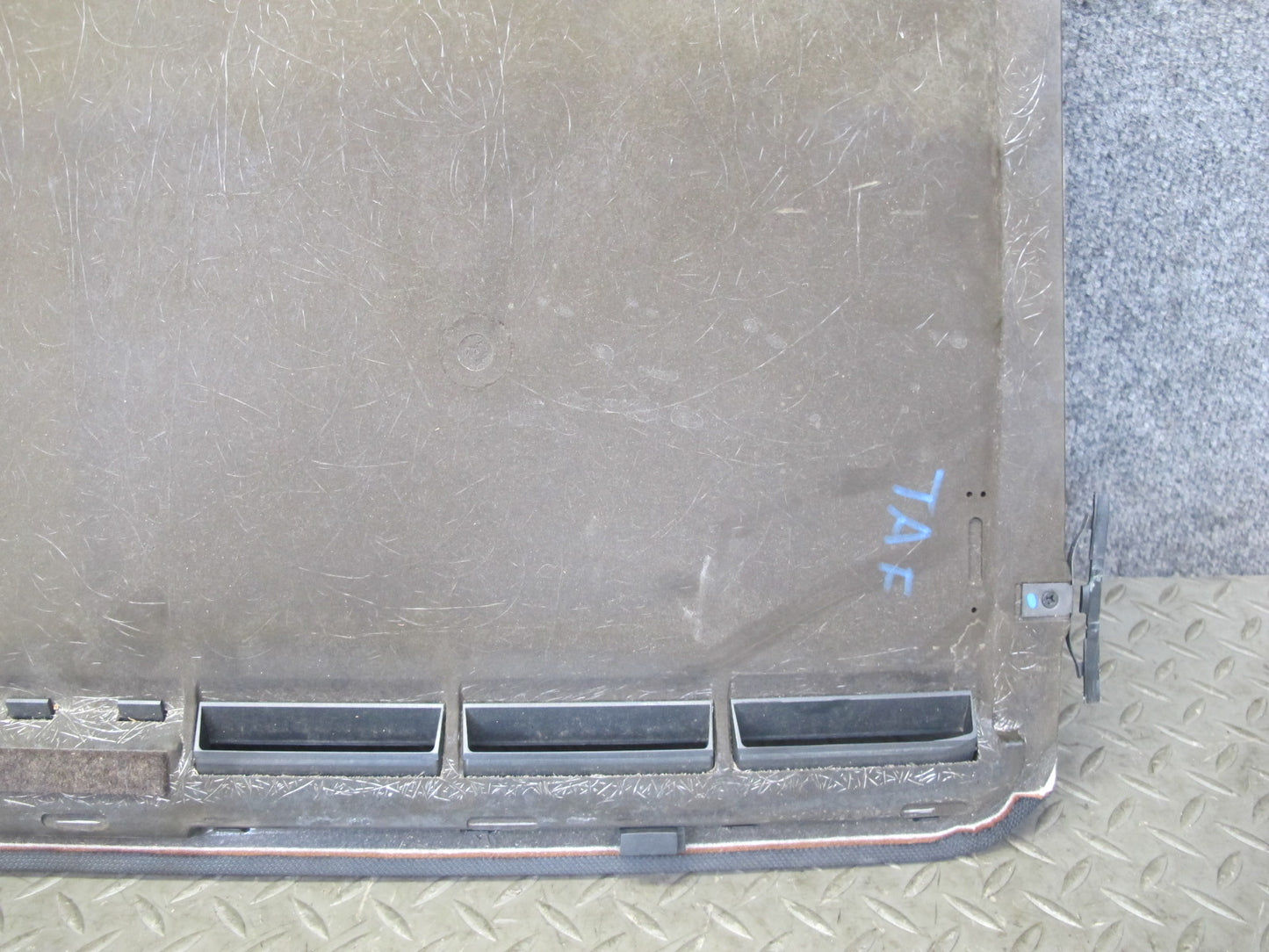 10-16 Audi A4 S4 Sunroof Interior Trim Cover Panel Shade Black OEM