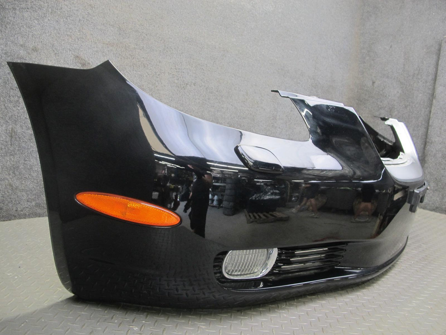 02-05 Lexus Z40 SC430 Front Bumper Cover Panel Black w Fog Lights & Washer OEM