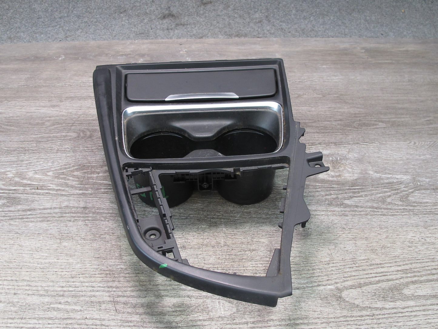 12-16 BMW F30 F31 335i Front Center Console Shifter CUP Holder Trim Panel OEM