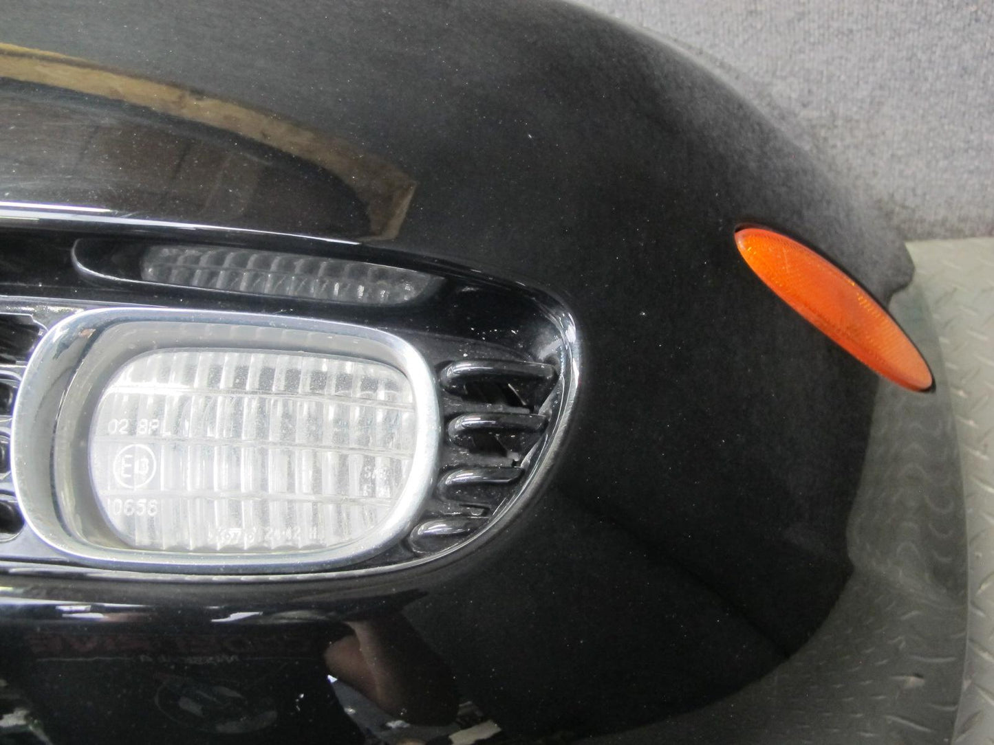 02-05 Lexus Z40 SC430 Front Bumper Cover Panel Black w Fog Lights & Washer OEM