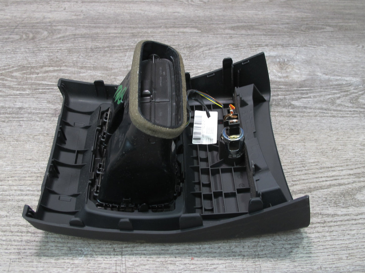 12-16 BMW F30 335i Sedan Rear Center Console Air Vent w Trim Panel Black OEM